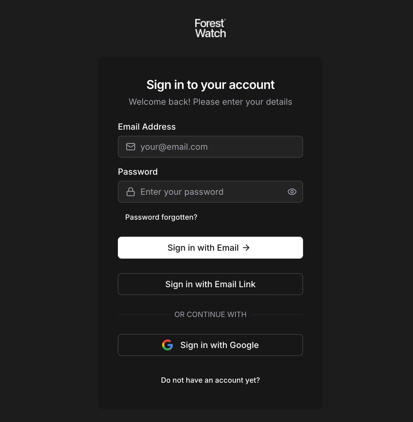 Forest Watch Platform